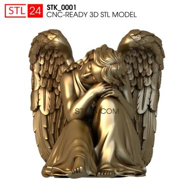 Статуэтки (STK_0001) 3D модель для ЧПУ станка
